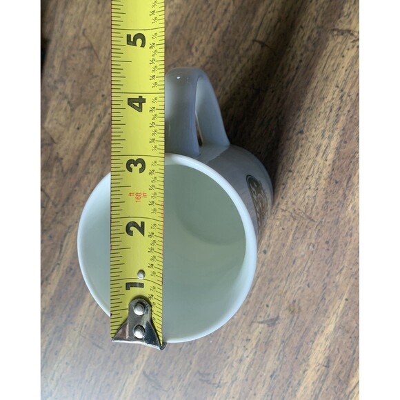 Starbucks Mug Cup 2006 Siren Mermaid Logo 12 oz Tall White Green Excellent - Picture 4 of 4